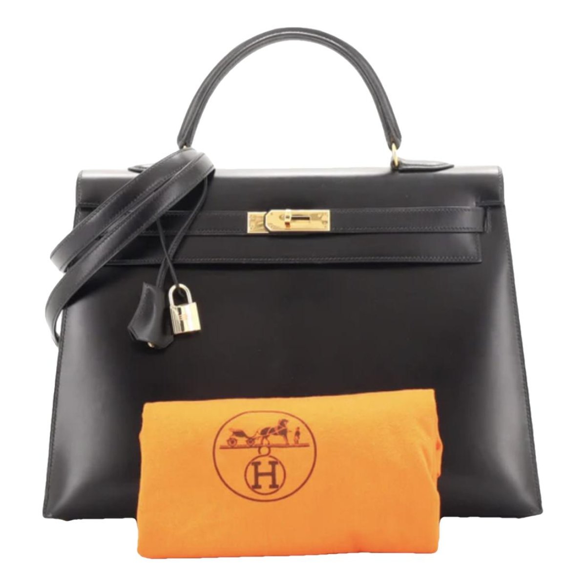 Kelly 35 leather handbag