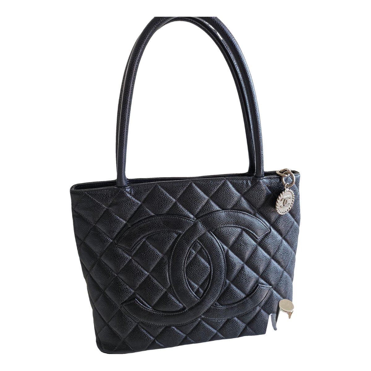 Médaillon leather tote