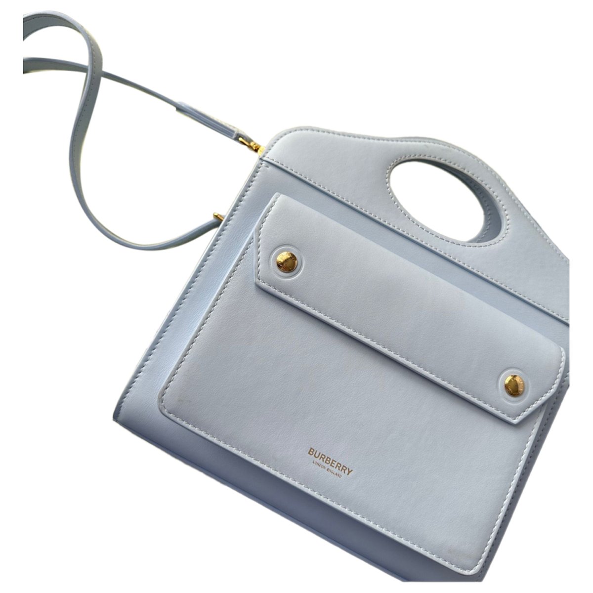 Pocket Medium leather handbag