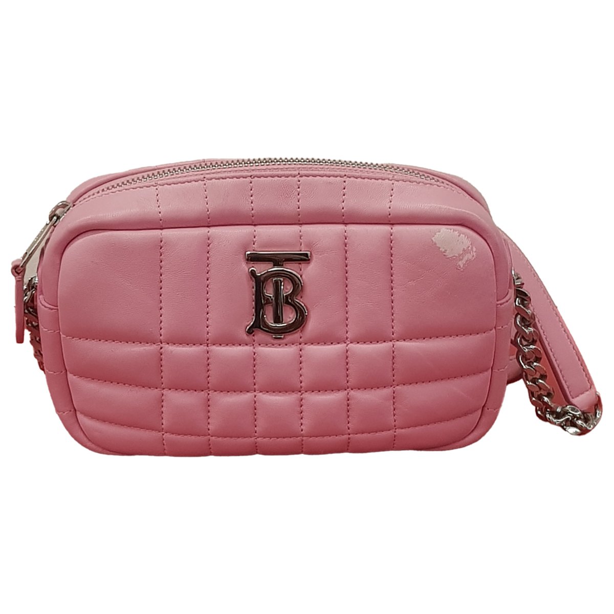 Lola Caméra leather crossbody bag