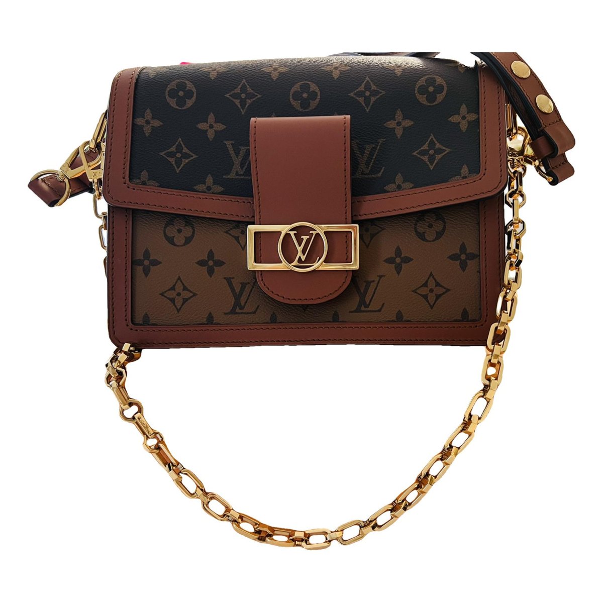 Dauphine leather handbag