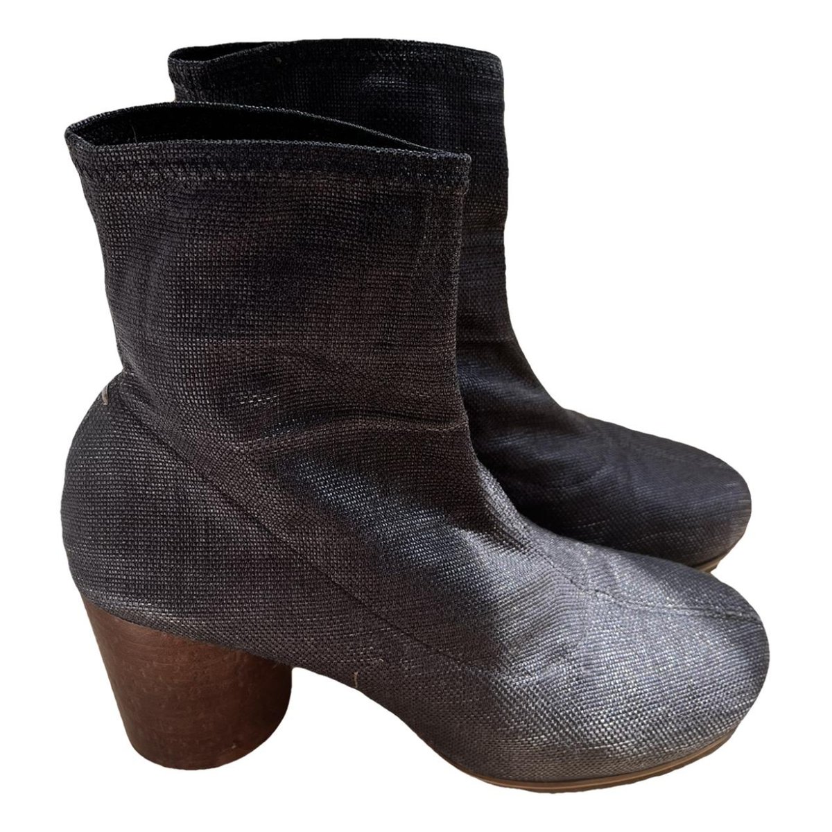 Tabi cloth biker boots