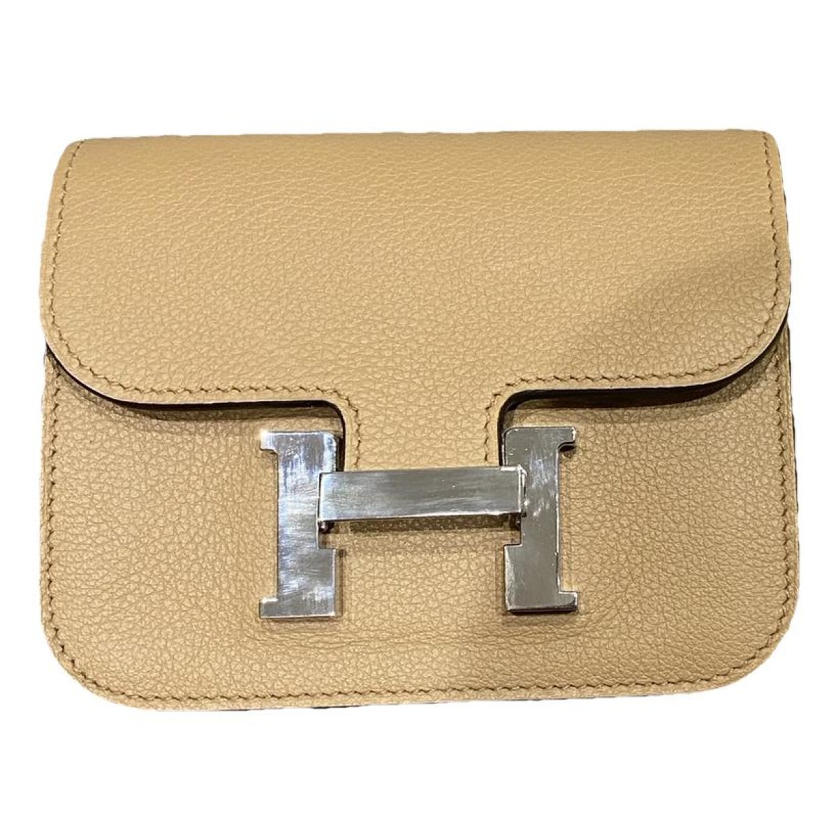 Constance leather clutch bag