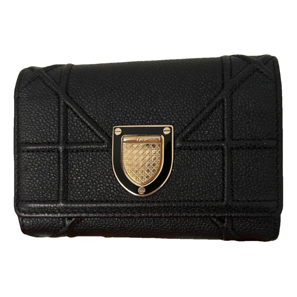 Diorama leather wallet