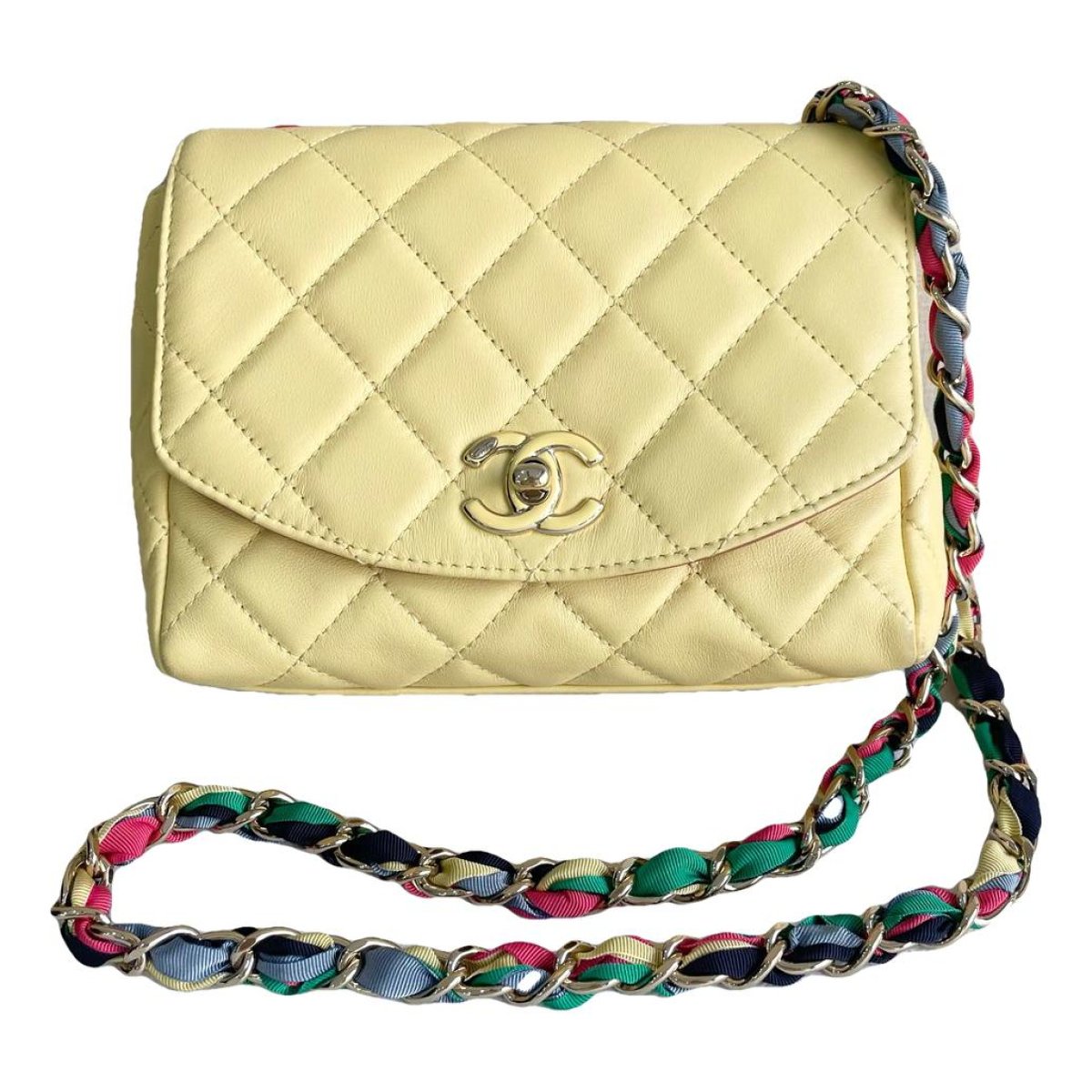Wallet on Chain leather crossbody bag
