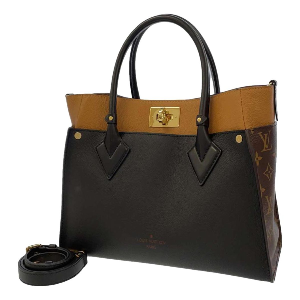 On My Side leather handbag