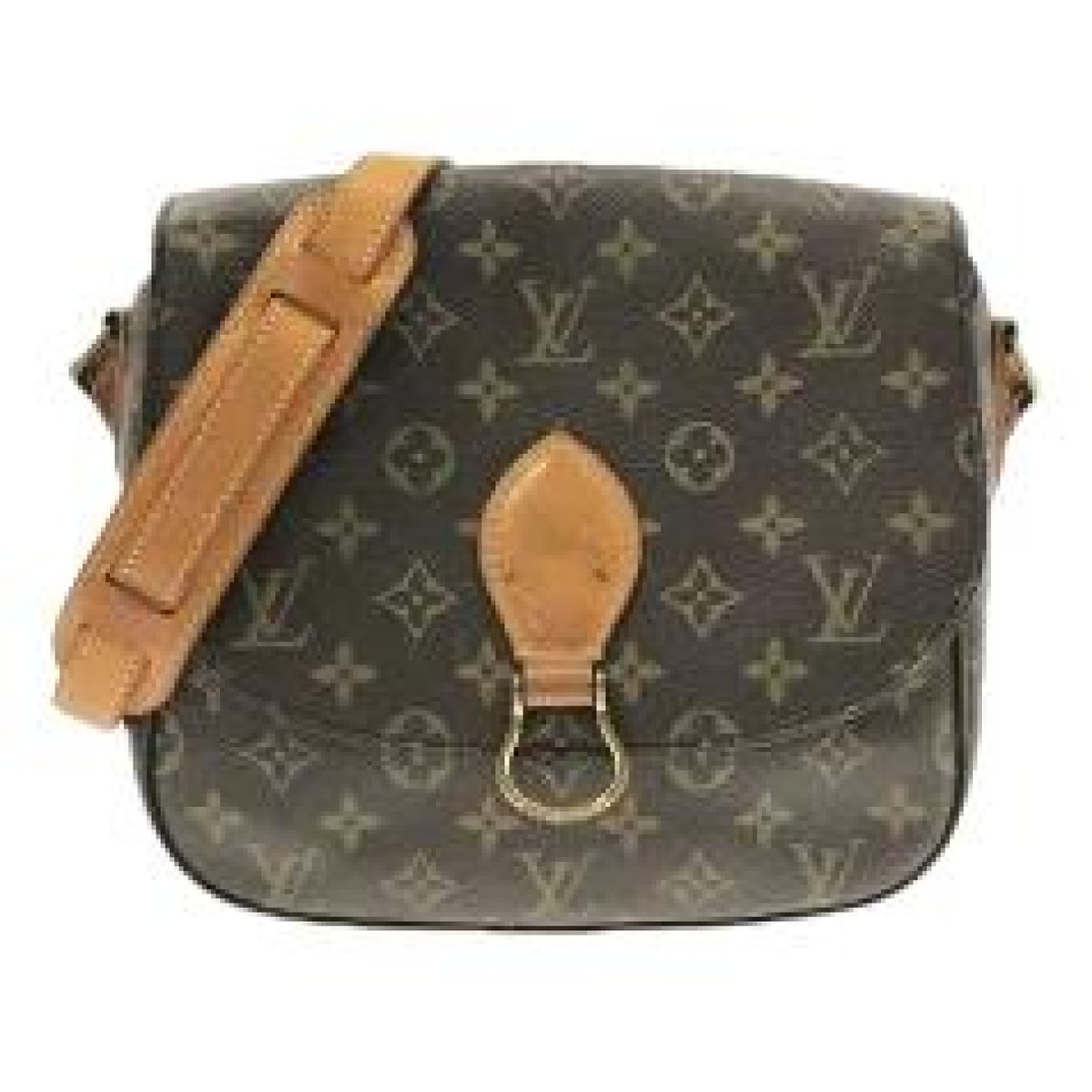 Croissant leather handbag
