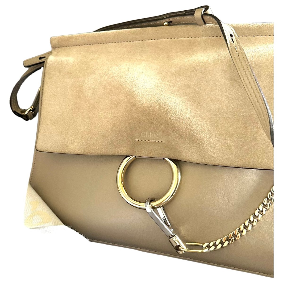 Faye leather handbag