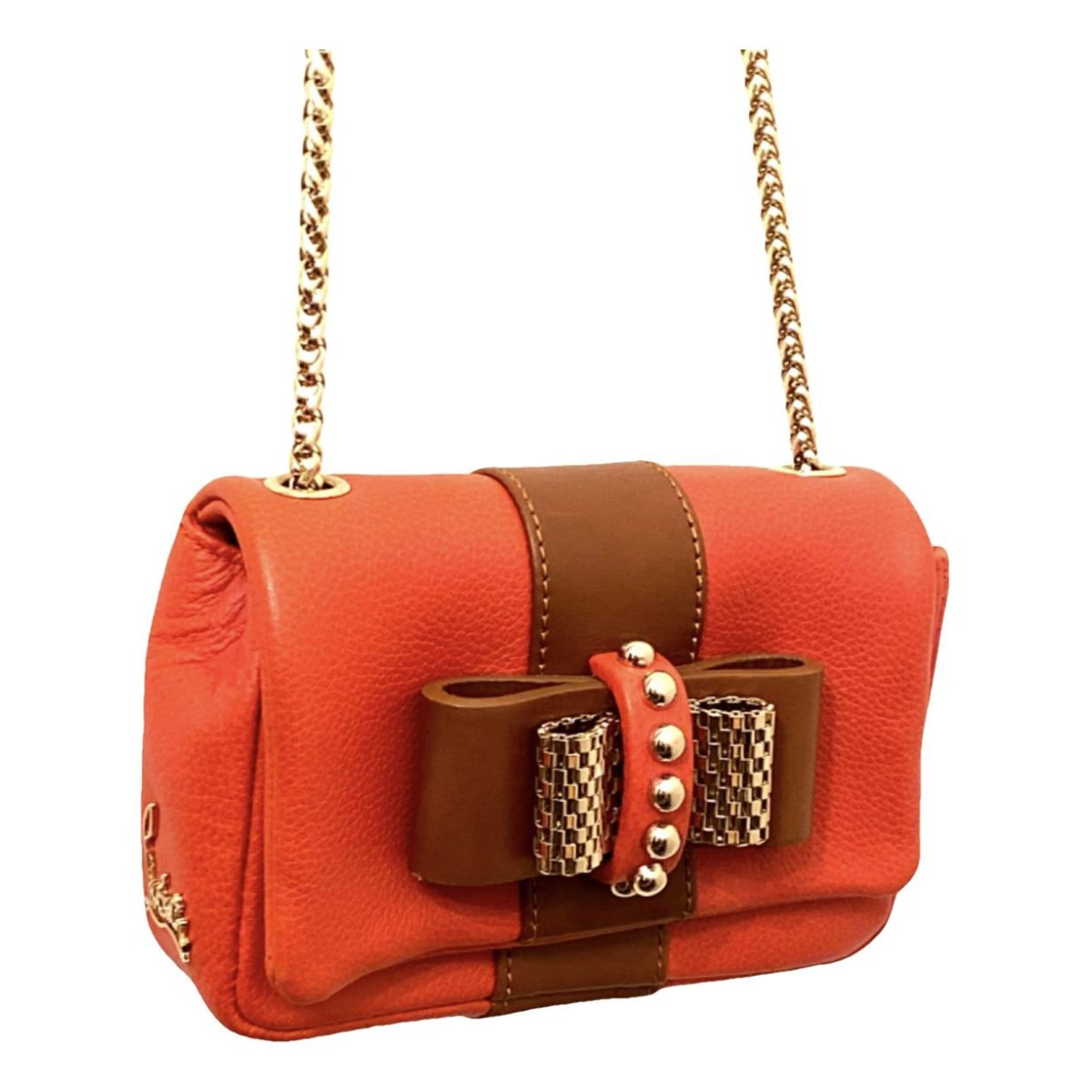 Sweet Charity leather clutch bag