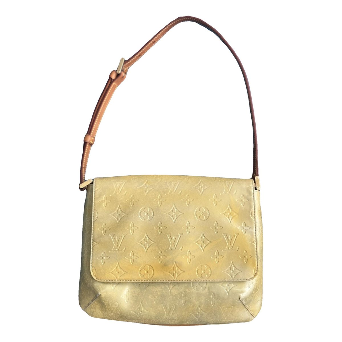 Thompson patent leather handbag