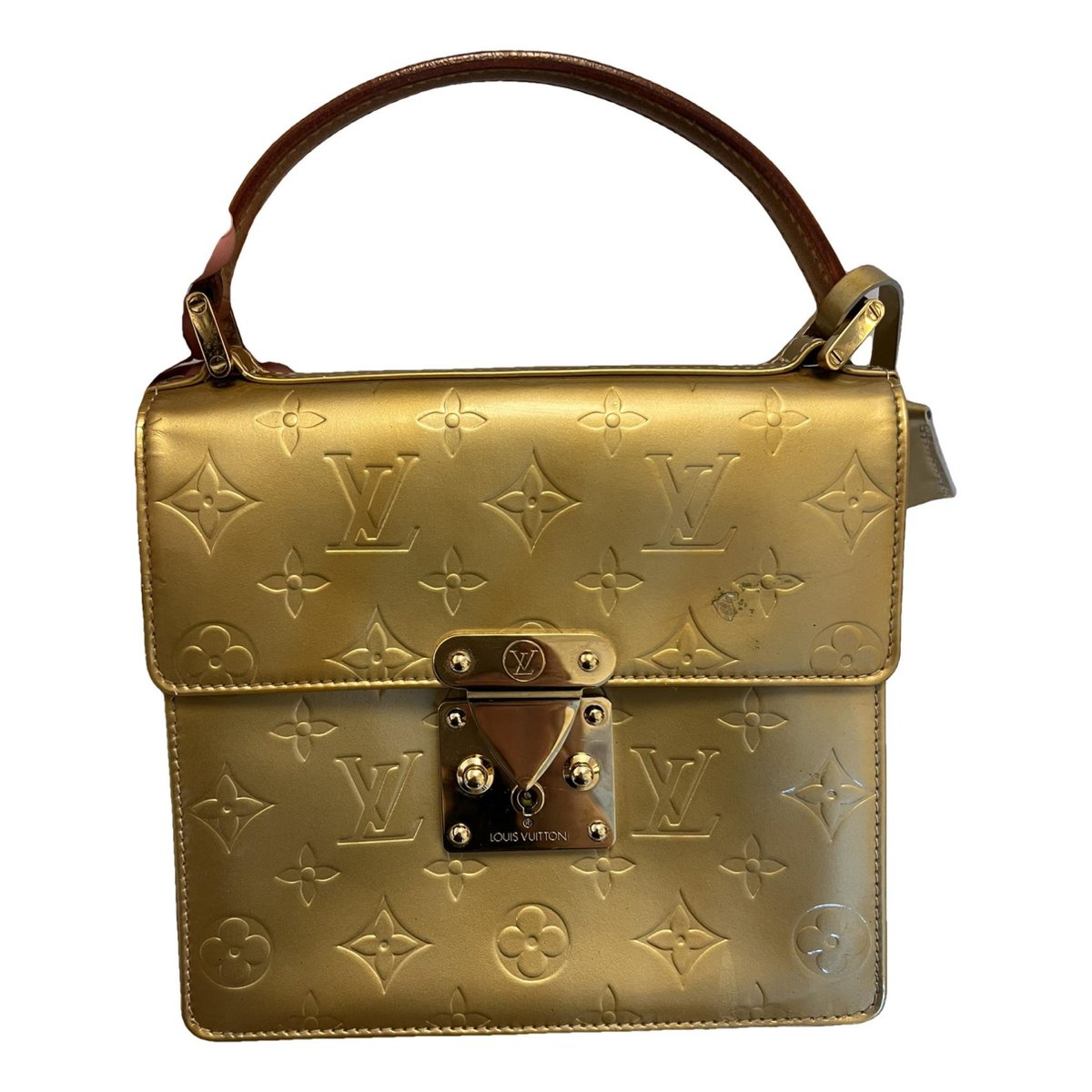 Spring street patent leather handbag