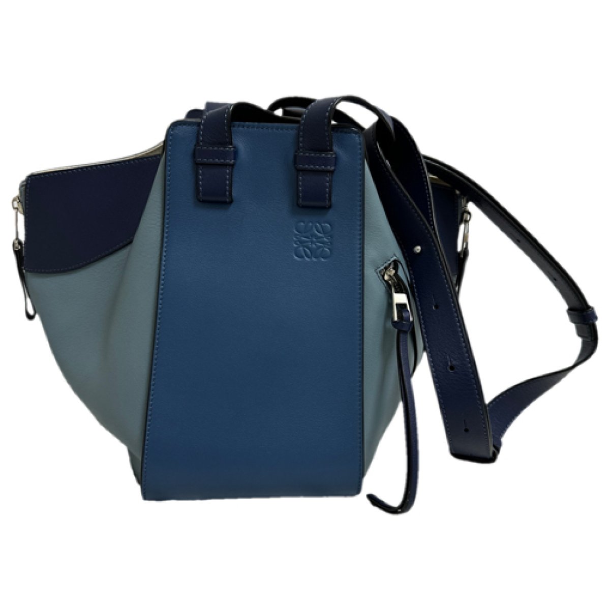 Hammock leather handbag