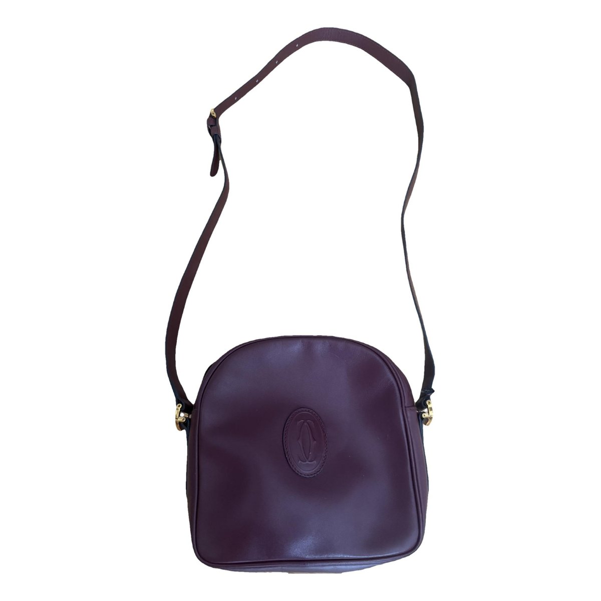 C leather crossbody bag