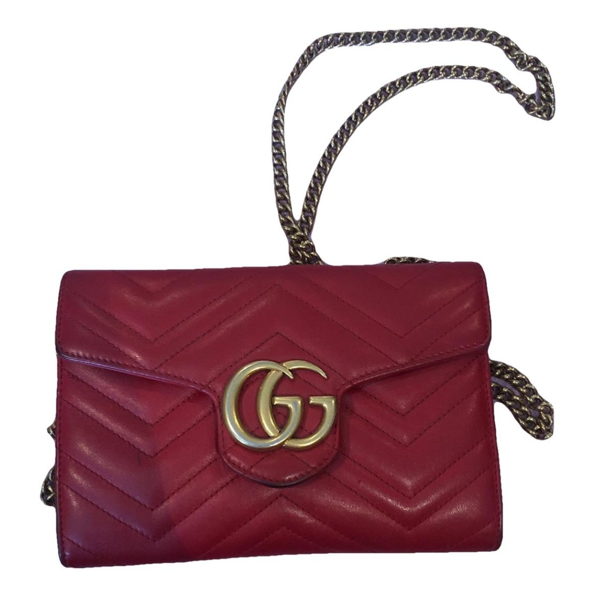 GG Marmont Chain leather crossbody bag