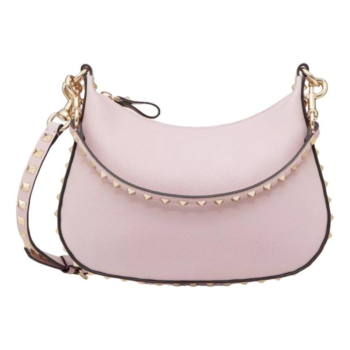 Rockstud Hobo leather crossbody bag