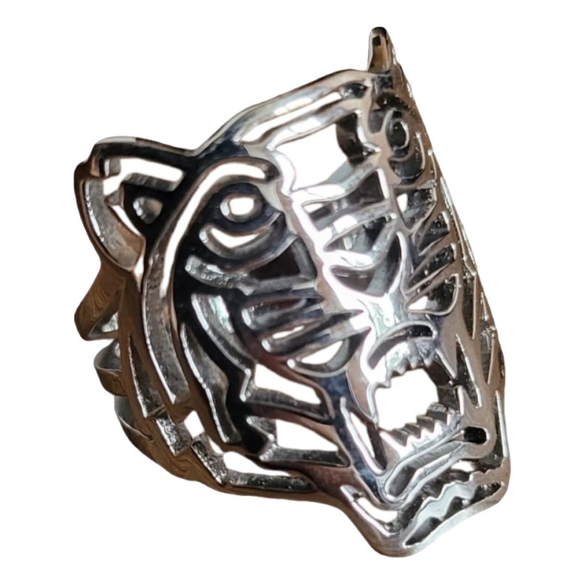 Tigre silver ring