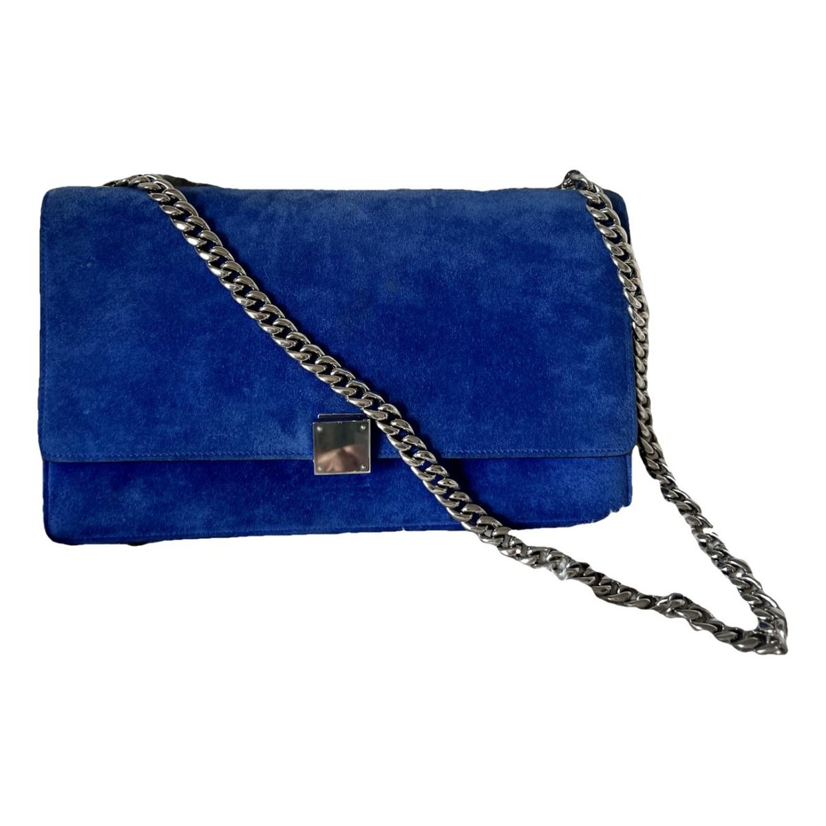 Case flap velvet handbag