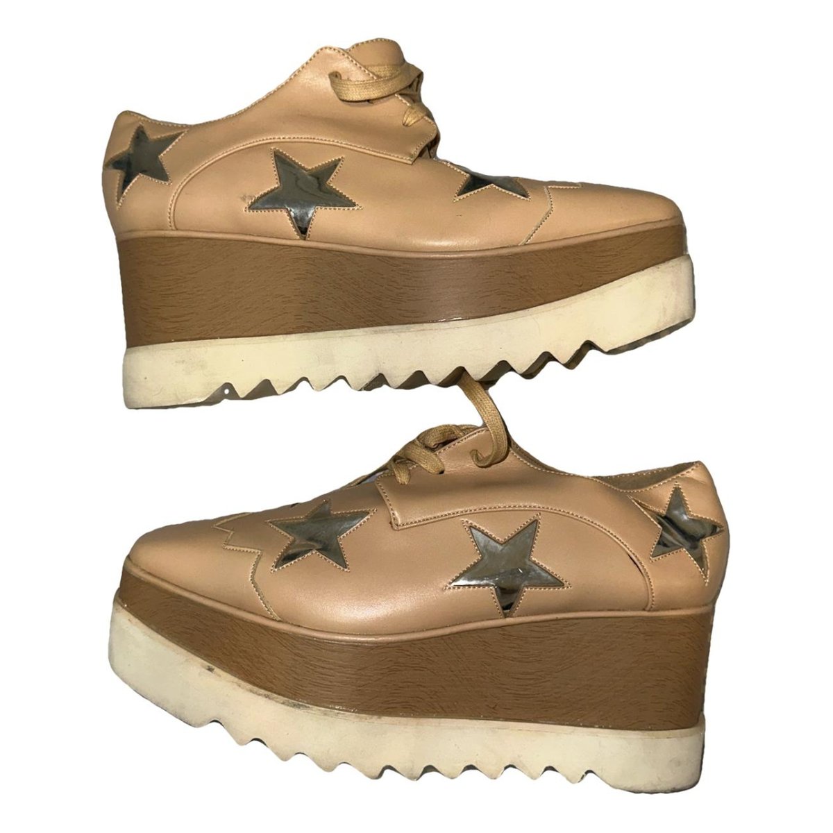 Elyse vegan leather lace ups