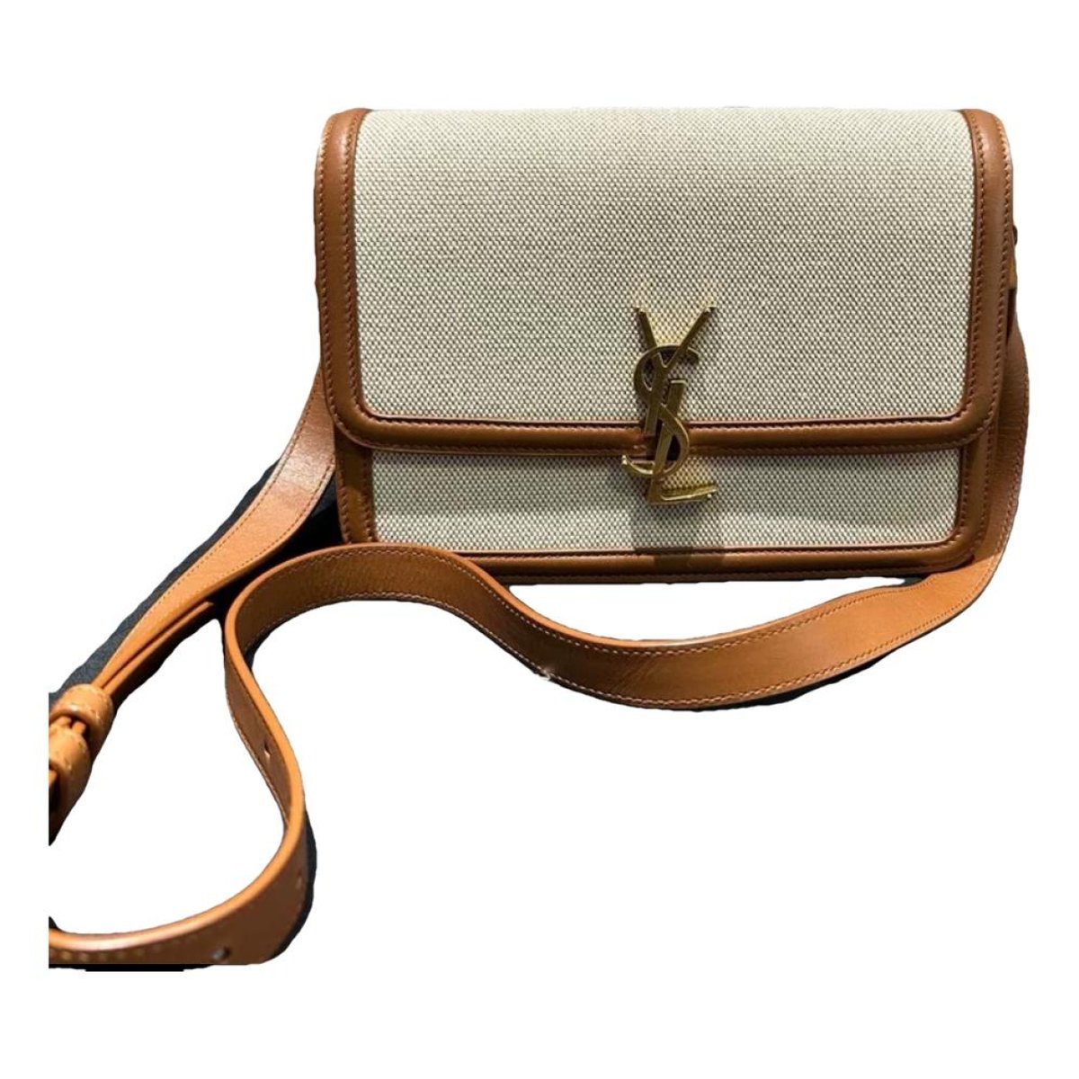 Solférino leather handbag