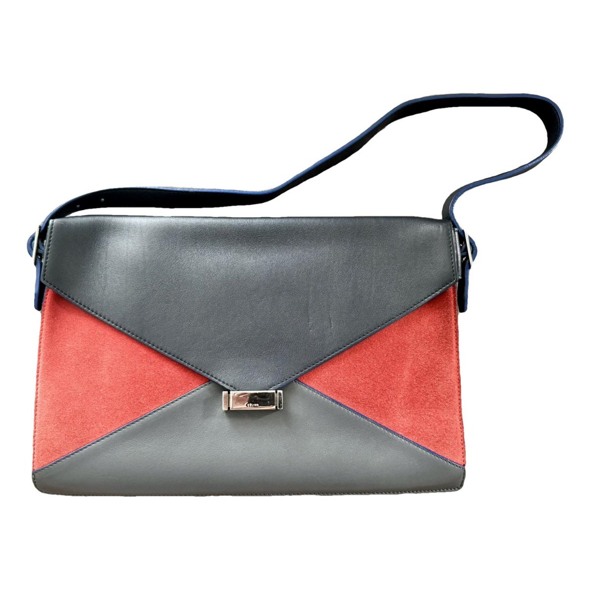 Diamond Clutch leather bag