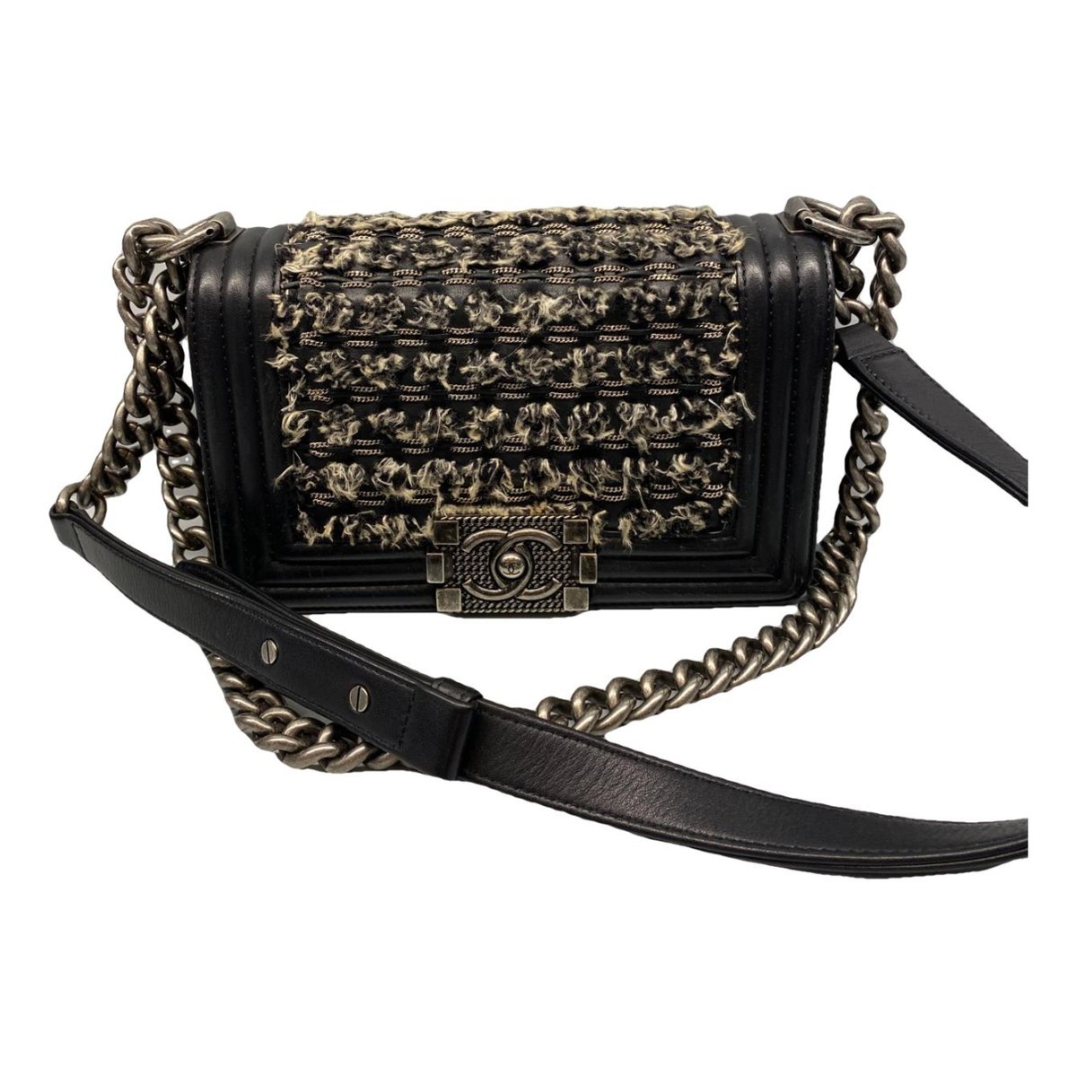 Boy leather crossbody bag