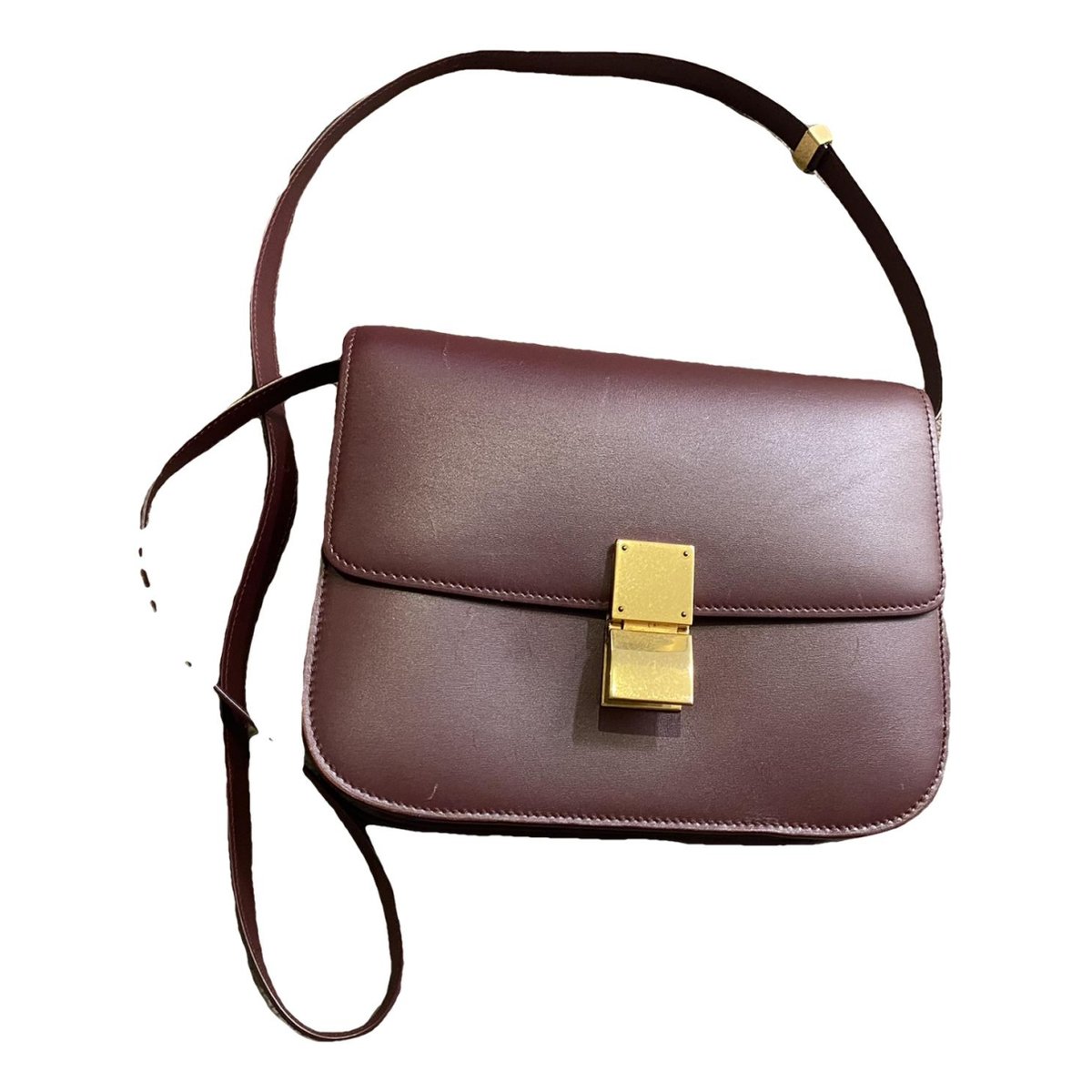 Classic leather crossbody bag