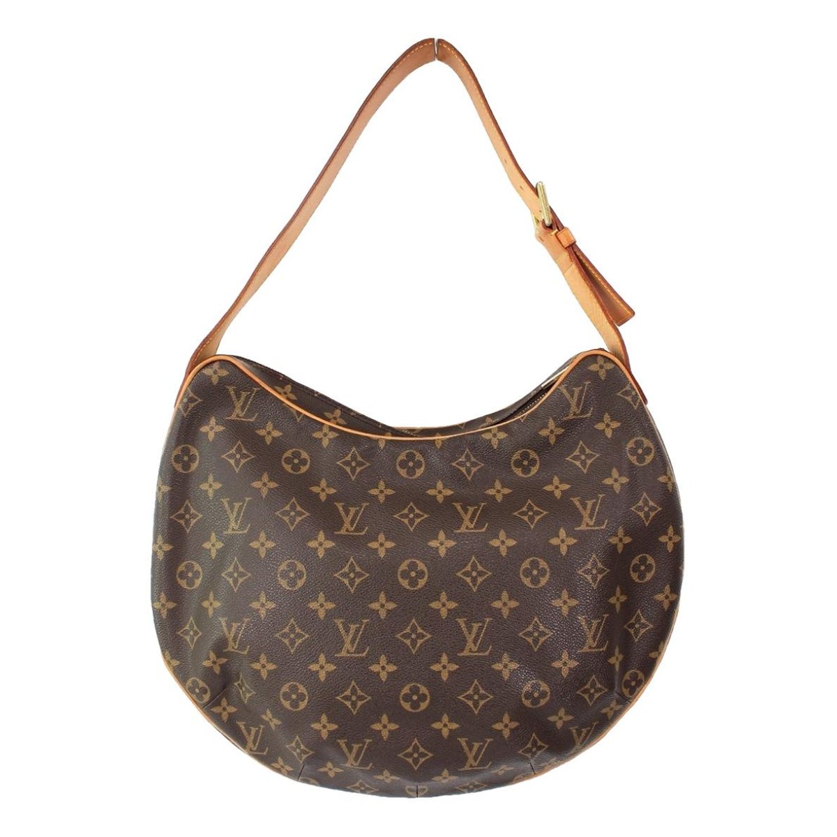 Croissant leather handbag