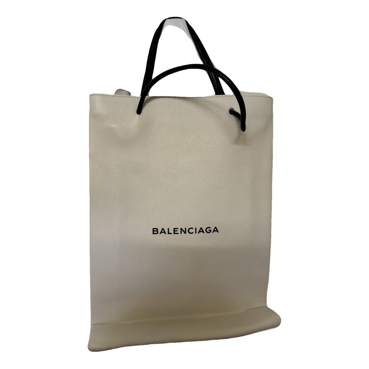 Shopping North South leather tote