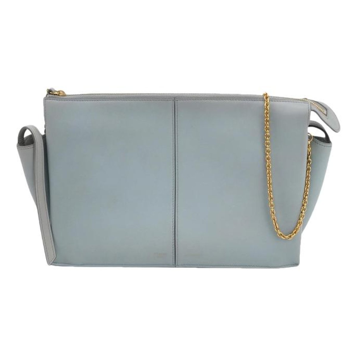 Tri-Fold leather tote