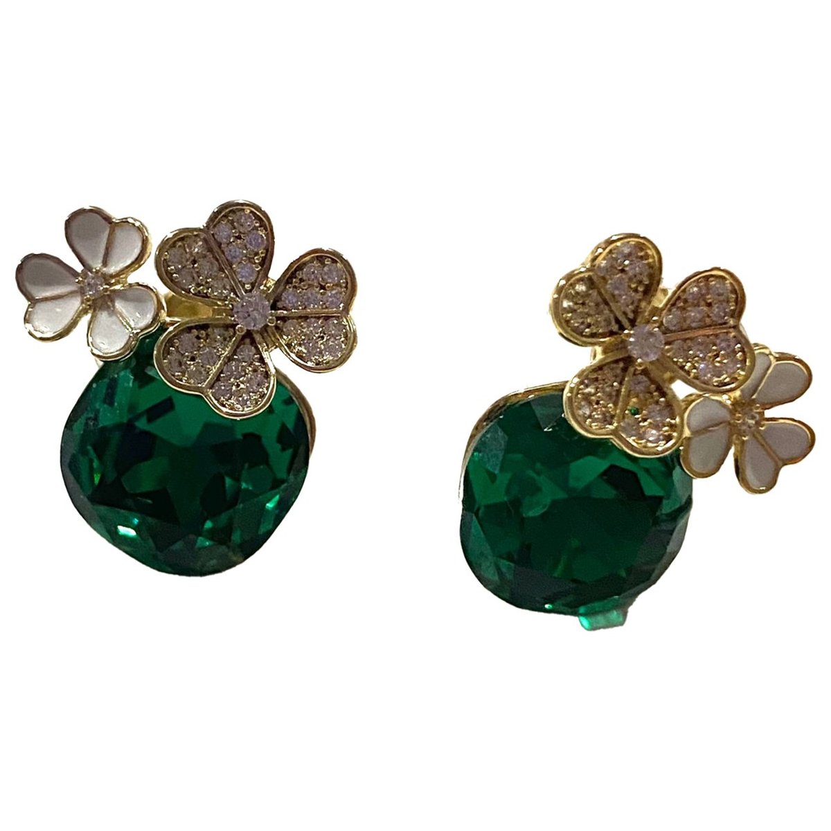 Emeraude earrings