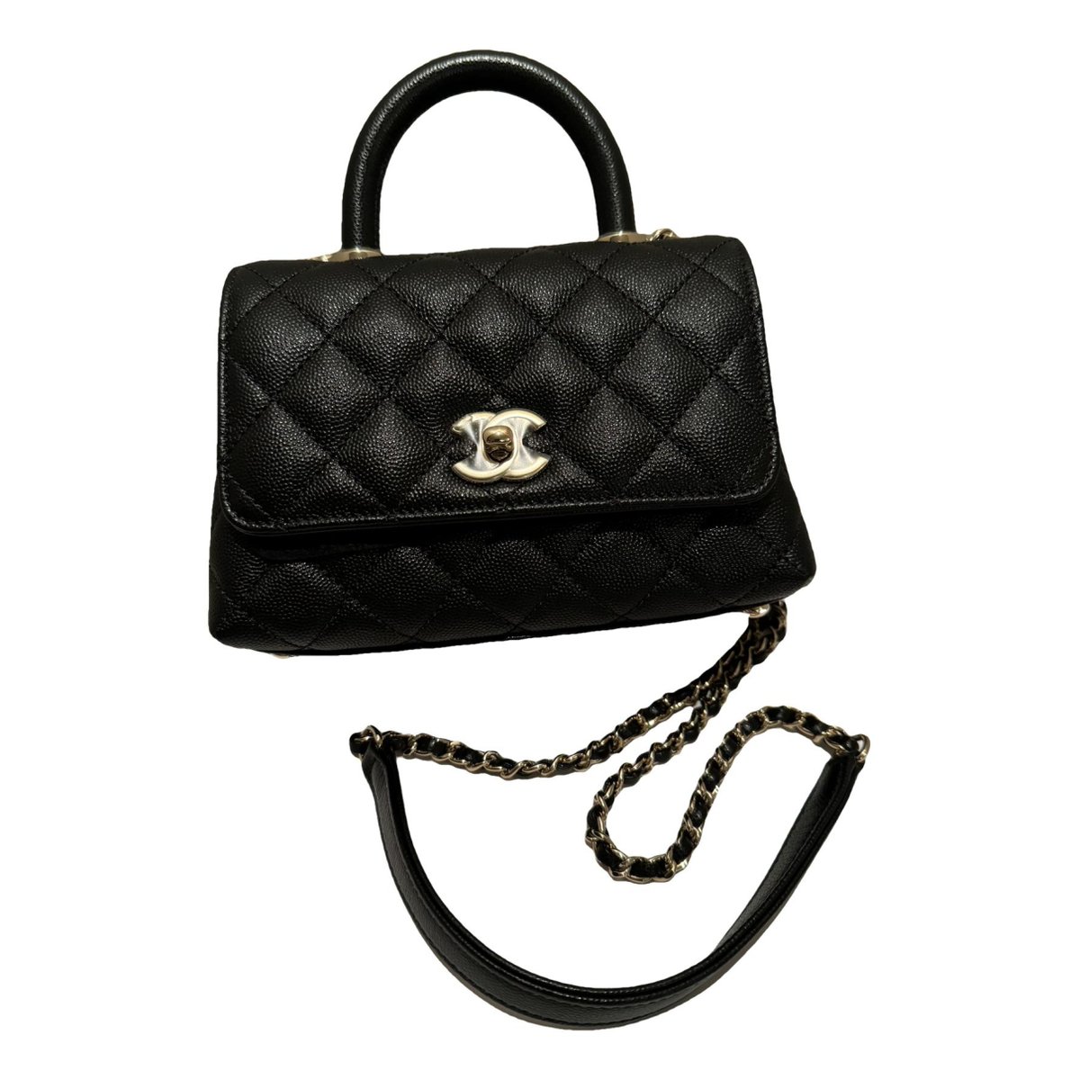 Coco Handle leather handbag