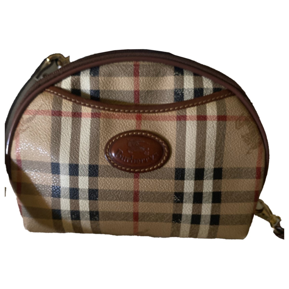 TB leather handbag