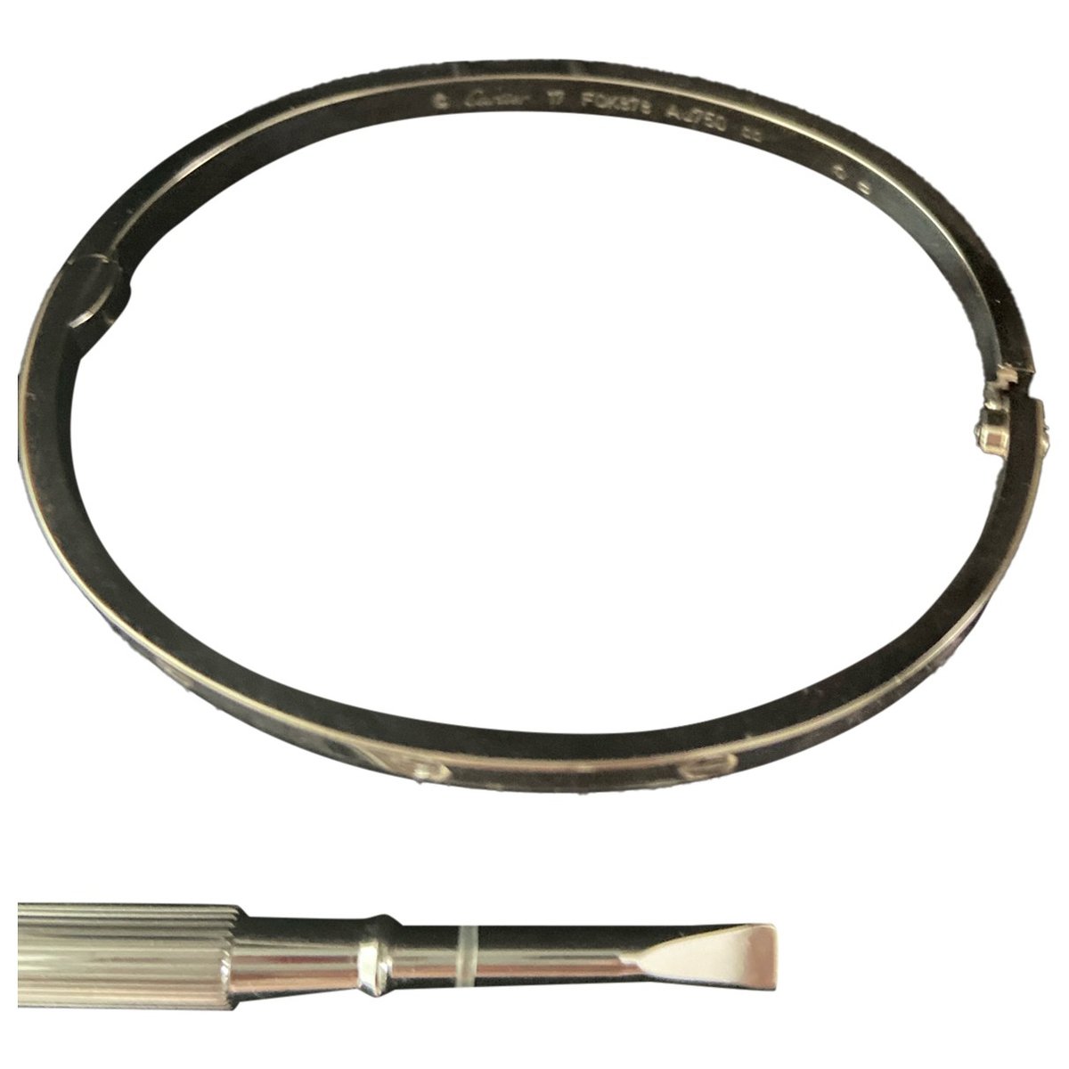 Love PM white gold bracelet