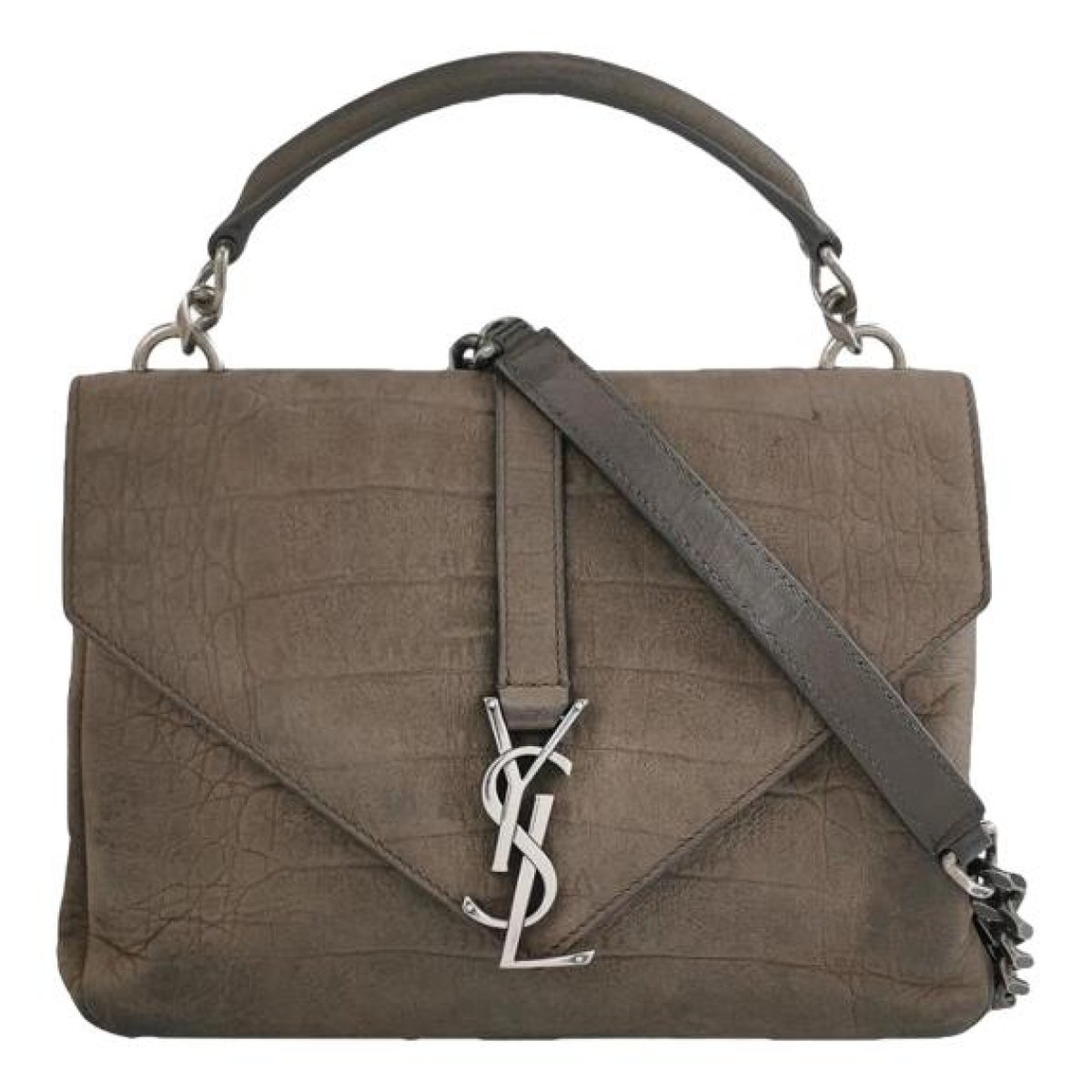 Collége monogramme leather handbag