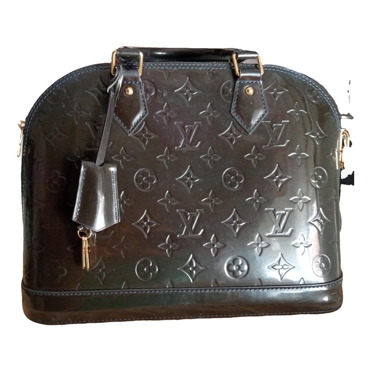 Alma patent leather handbag