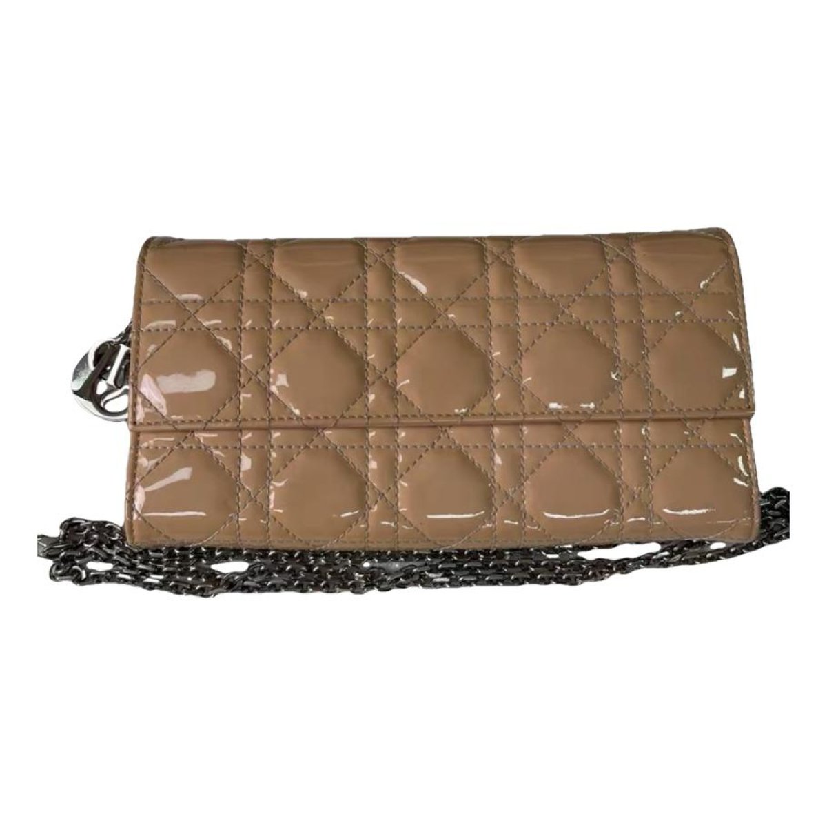 Lady Dior Wallet On Chain leather crossbody bag