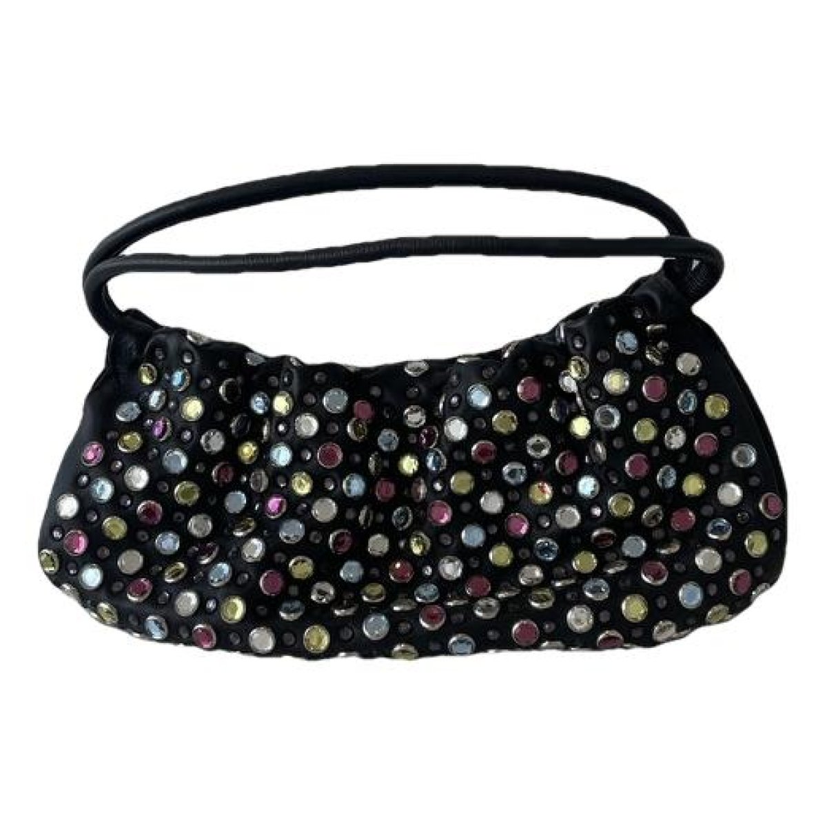 Domino leather handbag