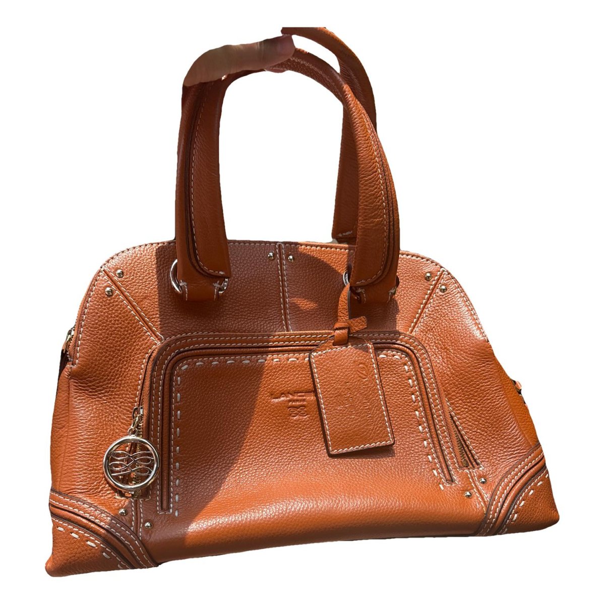 Mademoiselle Adjani leather handbag