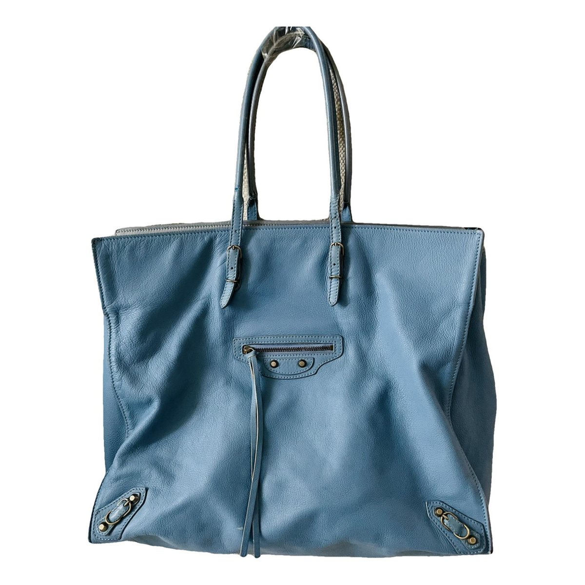 Papier leather tote