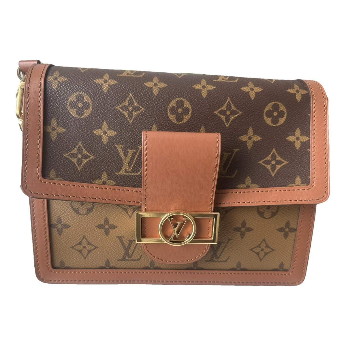 Dauphine leather crossbody bag