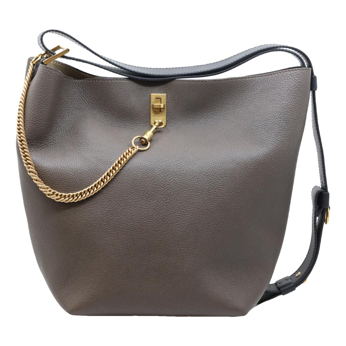 Seau GV Bucket leather handbag