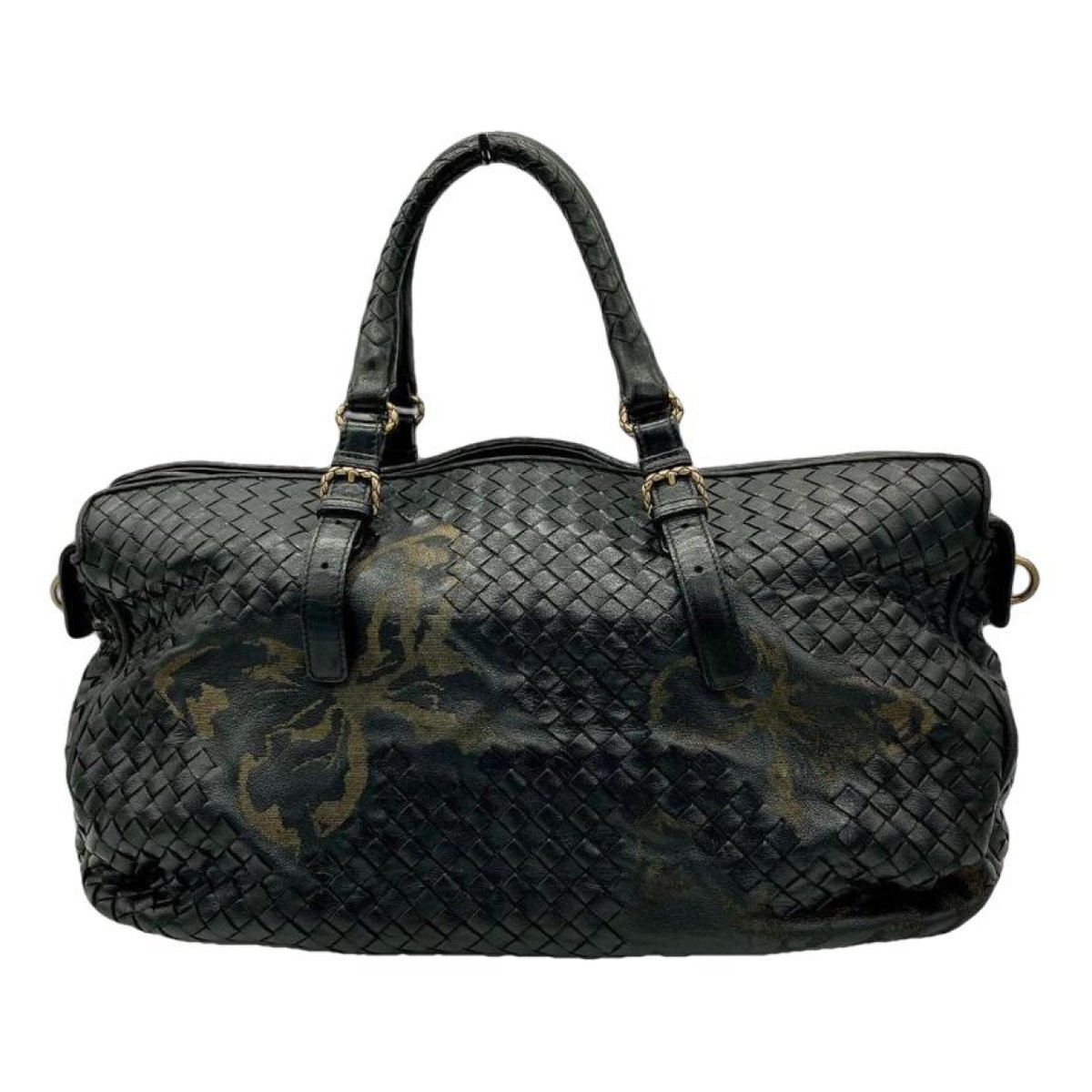 Window leather handbag