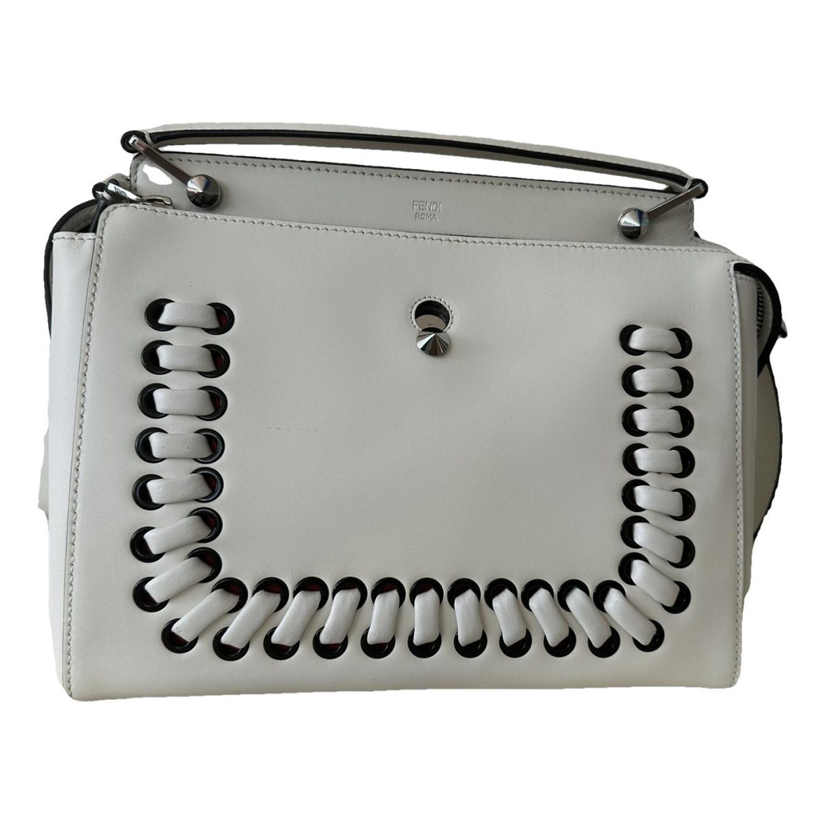 Dot Com leather handbag