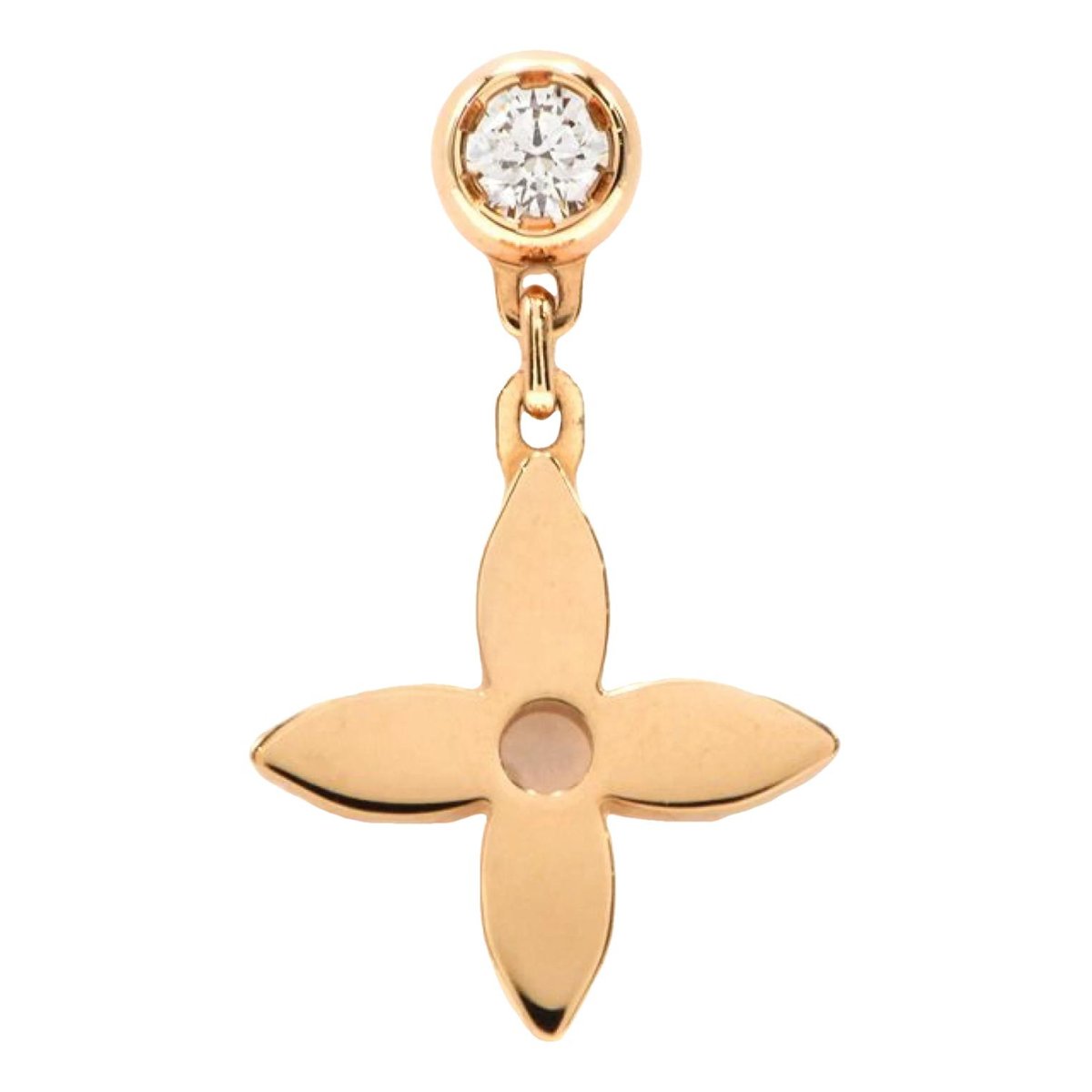Blossom yellow gold earrings