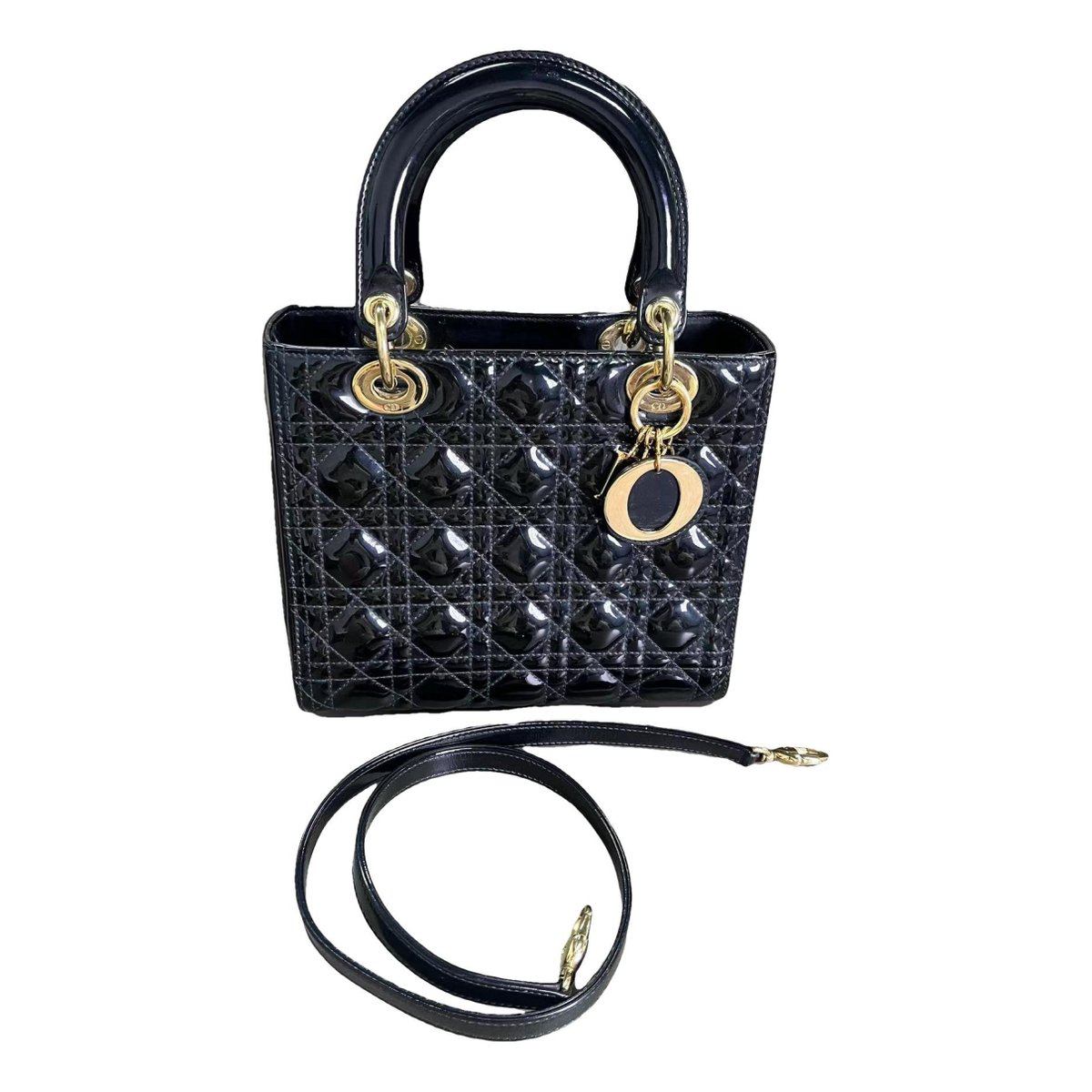 Lady Dior leather handbag