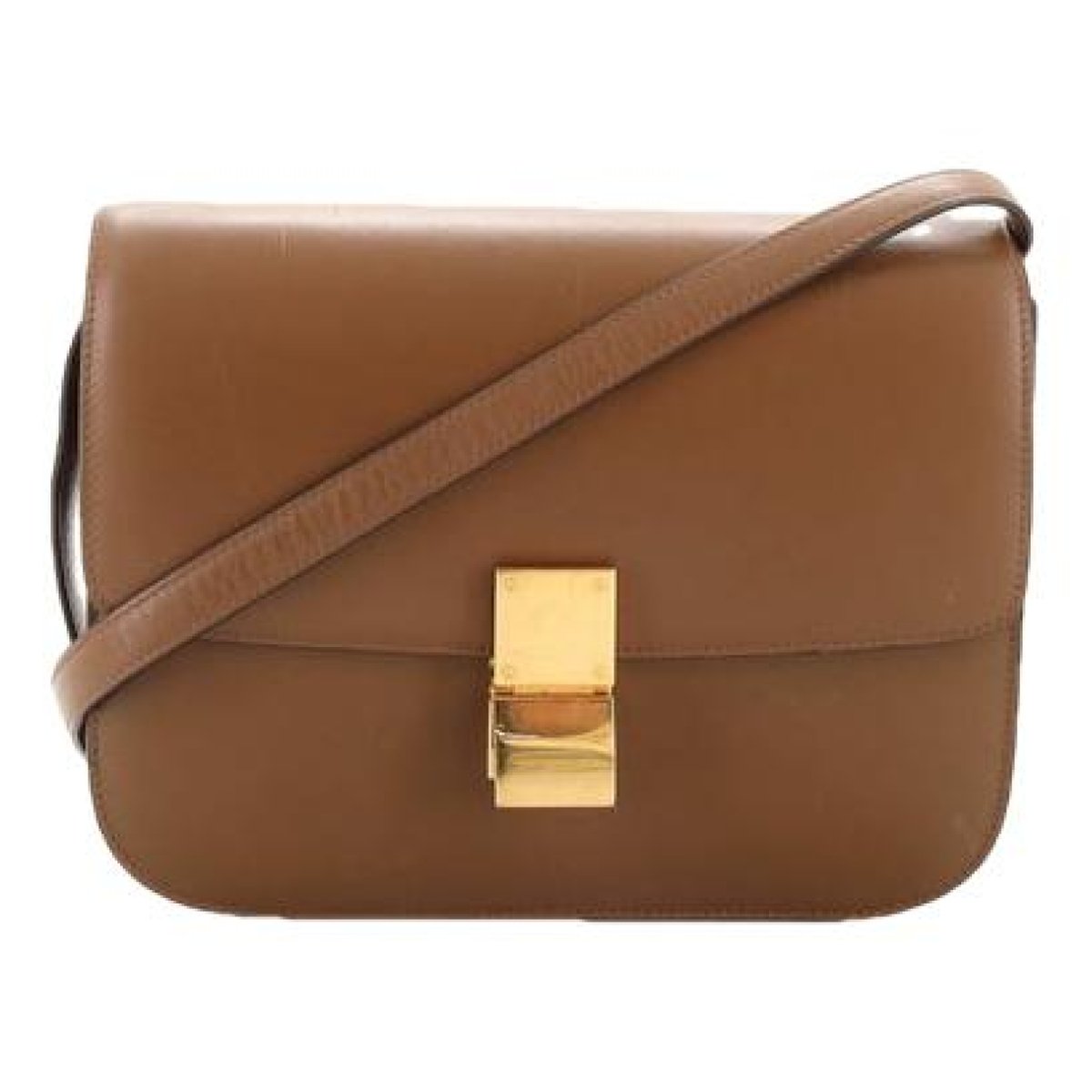 Classic leather crossbody bag