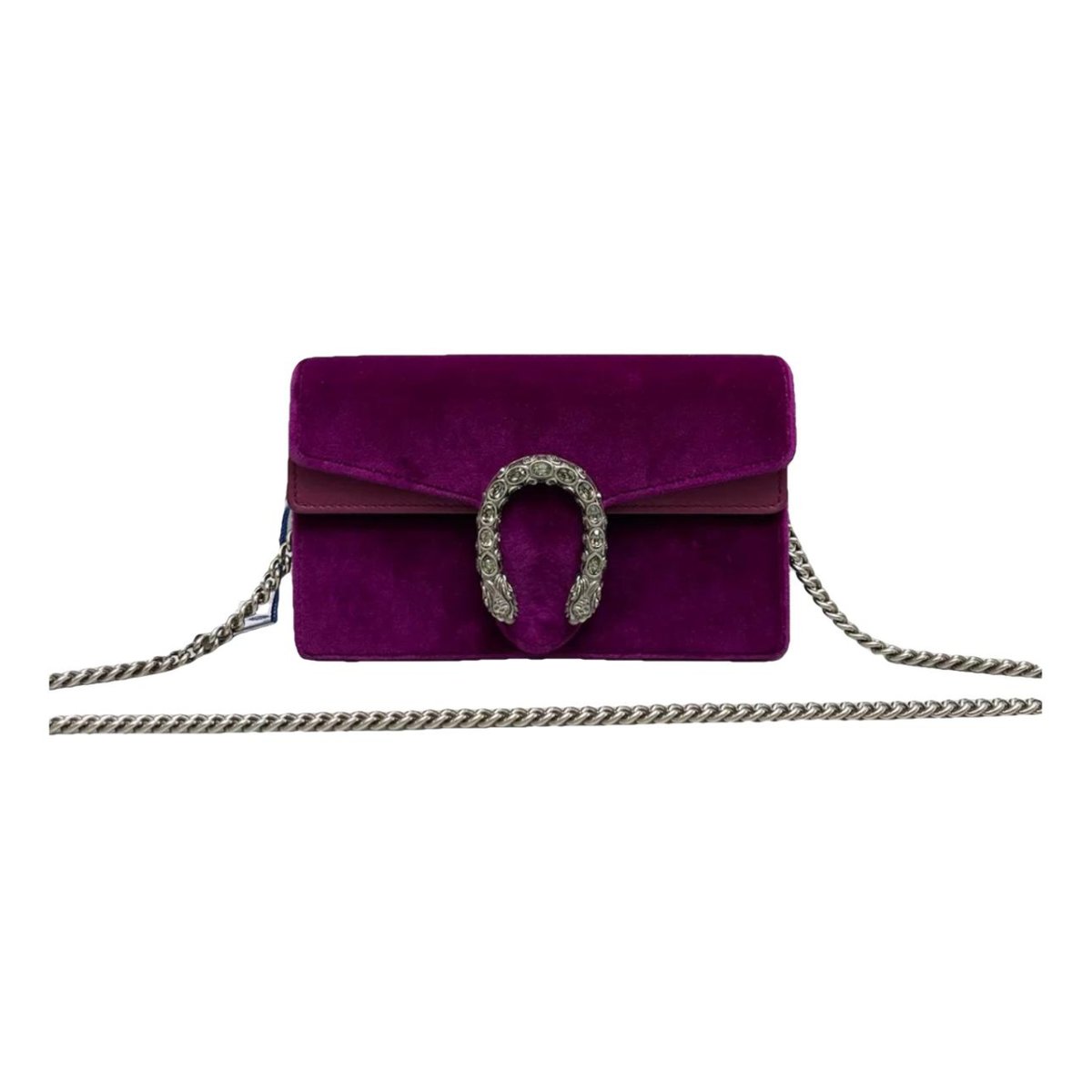 Dionysus Super Mini velvet crossbody bag