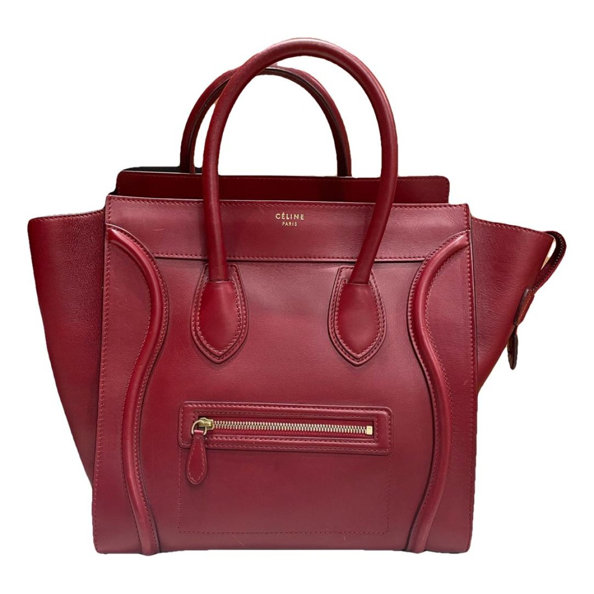 Luggage leather handbag