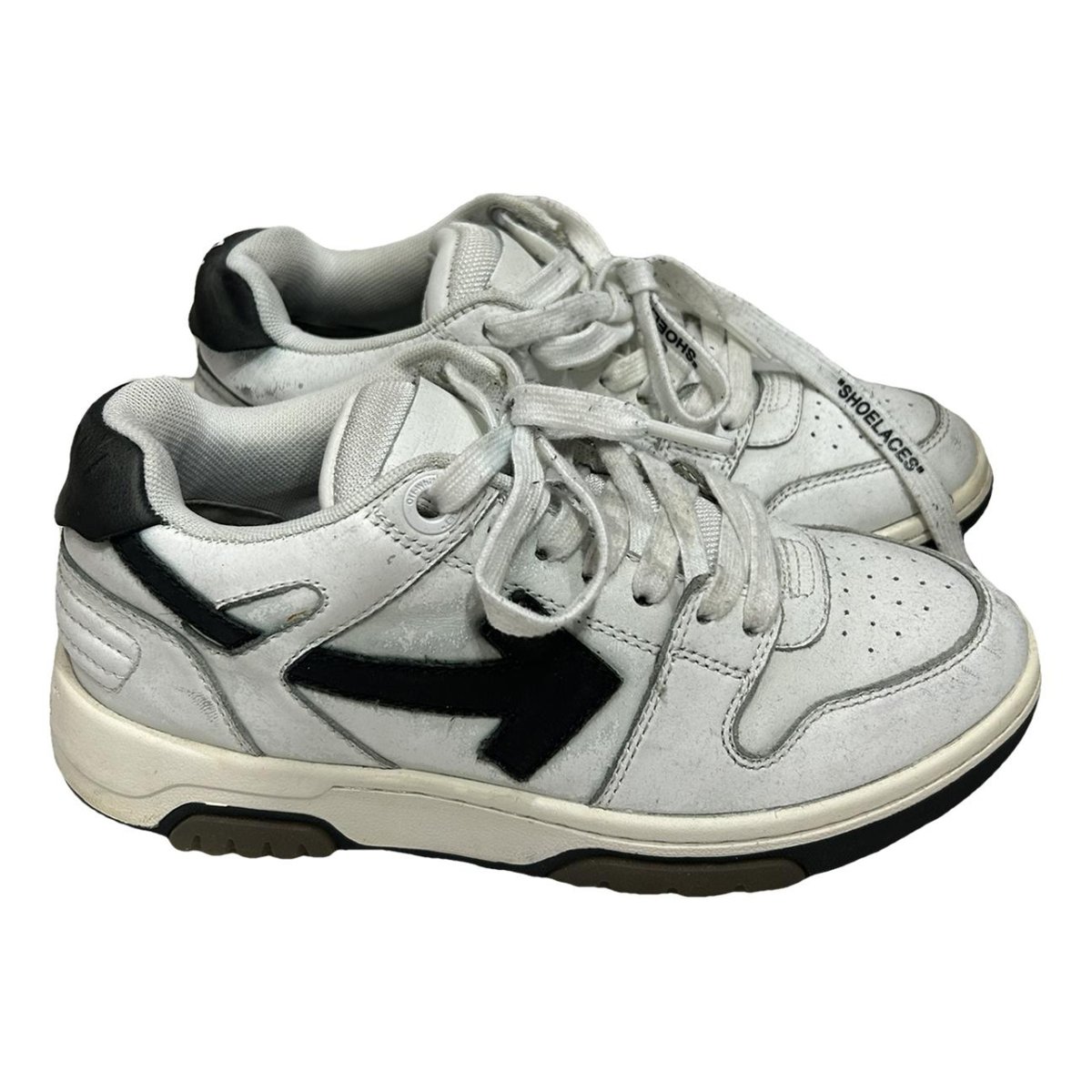 Vulc leather trainers