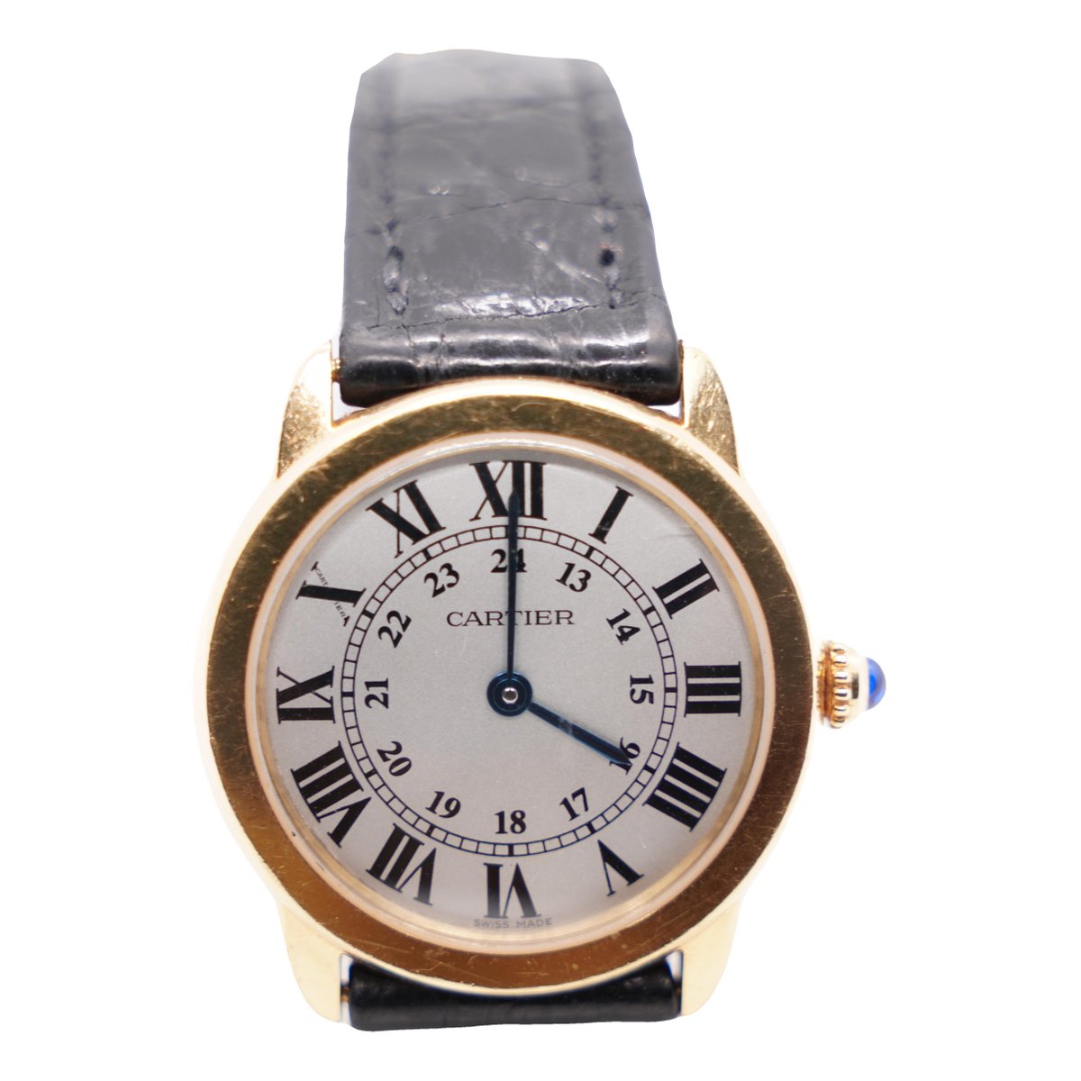 Ronde Solo yellow gold watch